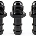 DEWHEL 6AN Male to 3/8" Hose Barb Aluminum Fitting for Fuel-0