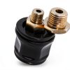 Zeiboat 1/4 Inch NPT Metal Hose Coupling Adapter Black-4