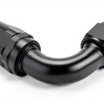 HiBuyer AN16 90° Aluminum Hose Fitting Black Anodized 0.5in-0